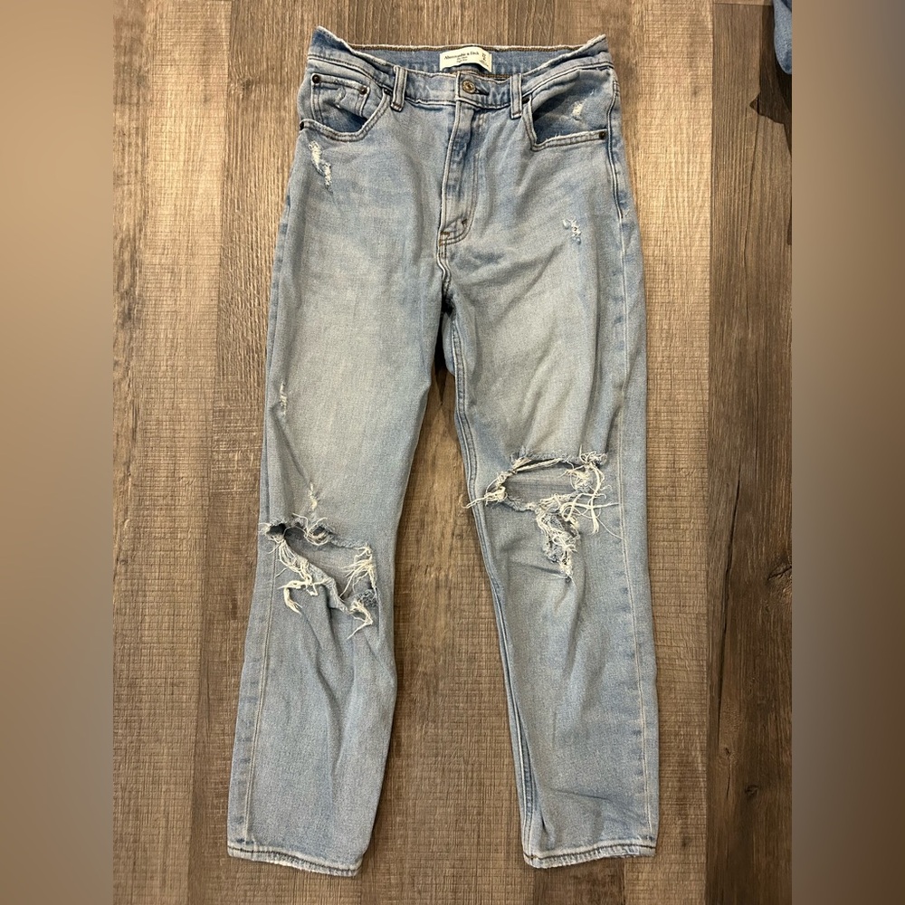 Abercrombie & Fitch Women’s Light Blue Jeans